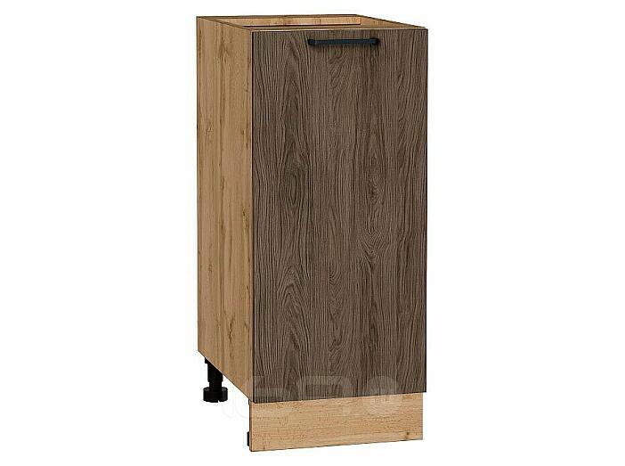 Шкаф нижний с 1-ой дверцей Флэт Brown Casella Oak 2S/Дуб Вотан 816*350*478
