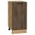 Шкаф нижний с 1-ой дверцей Флэт Brown Casella Oak 2S/Дуб Вотан 816*400*478