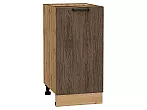 Шкаф нижний с 1-ой дверцей Флэт Brown Casella Oak 2S/Дуб Вотан 816*400*478