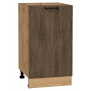Шкаф нижний с 1-ой дверцей Флэт Brown Casella Oak 2S/Дуб Вотан 816*450*478