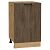 Шкаф нижний с 1-ой дверцей Флэт Brown Casella Oak 2S/Дуб Вотан 816*500*478