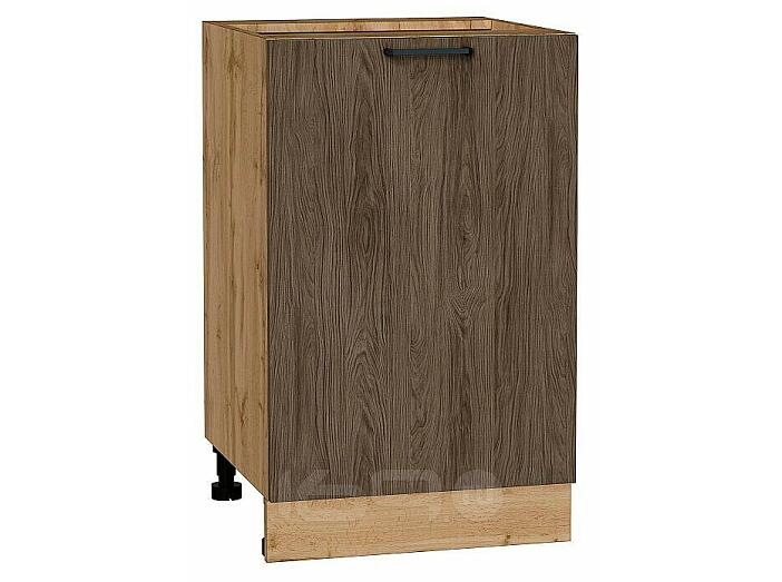 Шкаф нижний с 1-ой дверцей Флэт Brown Casella Oak 2S/Дуб Вотан 816*500*478