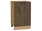 Шкаф нижний с 1-ой дверцей Флэт Brown Casella Oak 2S/Дуб Вотан 816*500*478