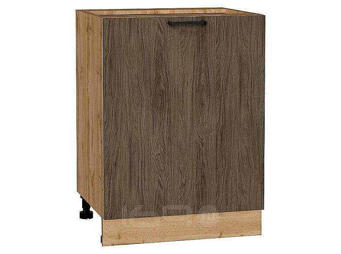 Шкаф нижний с 1-ой дверцей Флэт Brown Casella Oak 2S/Дуб Вотан 816*600*478