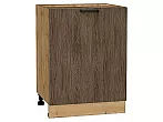 Шкаф нижний с 1-ой дверцей Флэт Brown Casella Oak 2S/Дуб Вотан 816*600*478