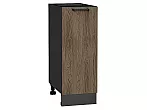 Шкаф нижний с 1-ой дверцей Флэт Brown Casella Oak 2S/Graphite 816*300*478