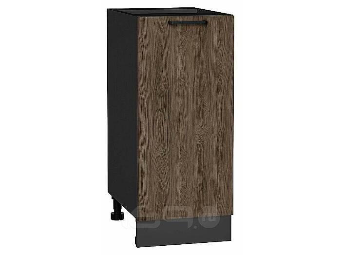 Шкаф нижний с 1-ой дверцей Флэт Brown Casella Oak 2S/Graphite 816*350*478