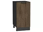 Шкаф нижний с 1-ой дверцей Флэт Brown Casella Oak 2S/Graphite 816*400*478
