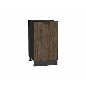 Шкаф нижний с 1-ой дверцей Флэт Brown Casella Oak 2S/Graphite 816*450*478