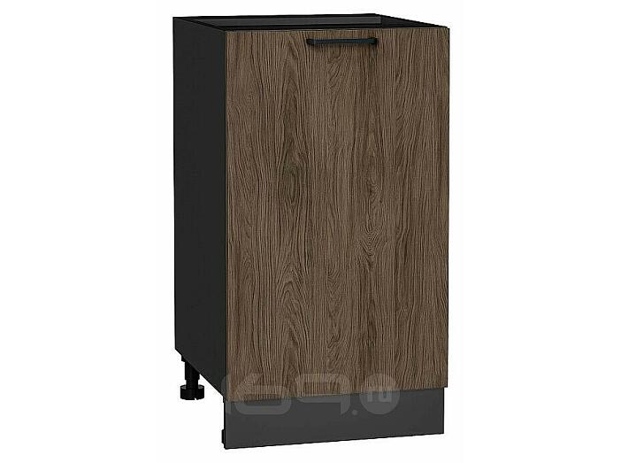 Шкаф нижний с 1-ой дверцей Флэт Brown Casella Oak 2S/Graphite 816*450*478
