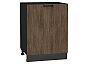 Шкаф нижний с 1-ой дверцей Флэт Brown Casella Oak 2S/Graphite 816*600*478