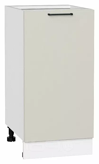 Шкаф нижний с 1-ой дверцей Флэт Cashmere In 2S/Белый 816*400*478