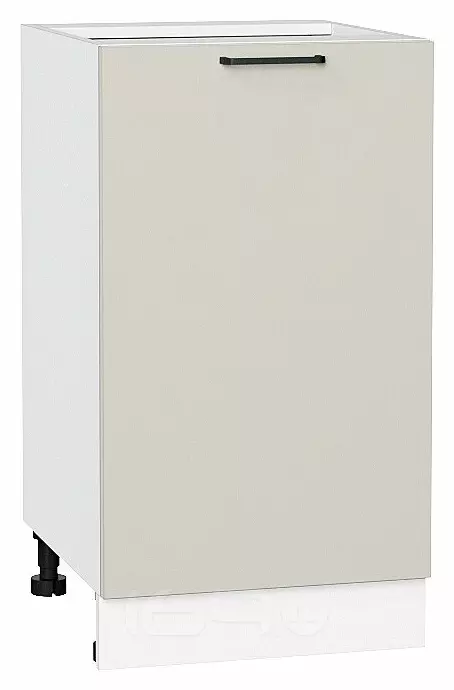 Шкаф нижний с 1-ой дверцей Флэт Cashmere In 2S/Белый 816*450*478