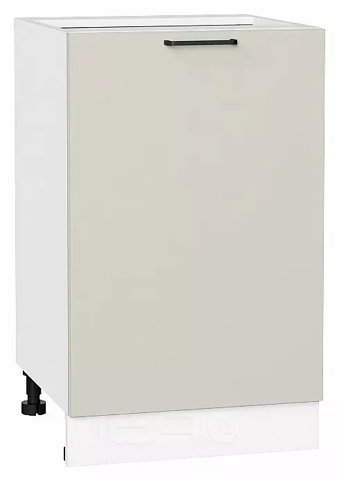 Шкаф нижний с 1-ой дверцей Флэт Cashmere In 2S/Белый 816*500*478