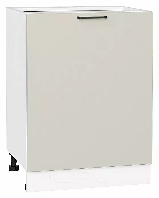 Шкаф нижний с 1-ой дверцей Флэт Cashmere In 2S/Белый 816*600*478