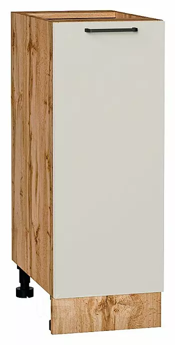 Шкаф нижний с 1-ой дверцей Флэт Cashmere In 2S/Дуб Вотан 816*300*478