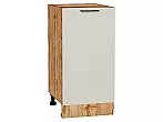 Шкаф нижний с 1-ой дверцей Флэт Cashmere In 2S/Дуб Вотан 816*400*478