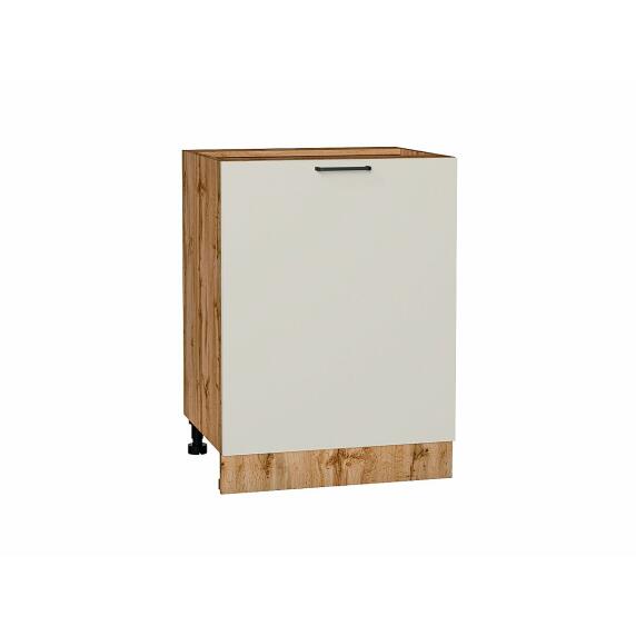 Шкаф нижний с 1-ой дверцей Флэт Cashmere In 2S/Дуб Вотан 816*600*478