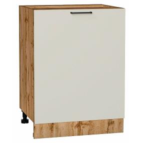 Шкаф нижний с 1-ой дверцей Флэт Cashmere In 2S/Дуб Вотан 816*600*478