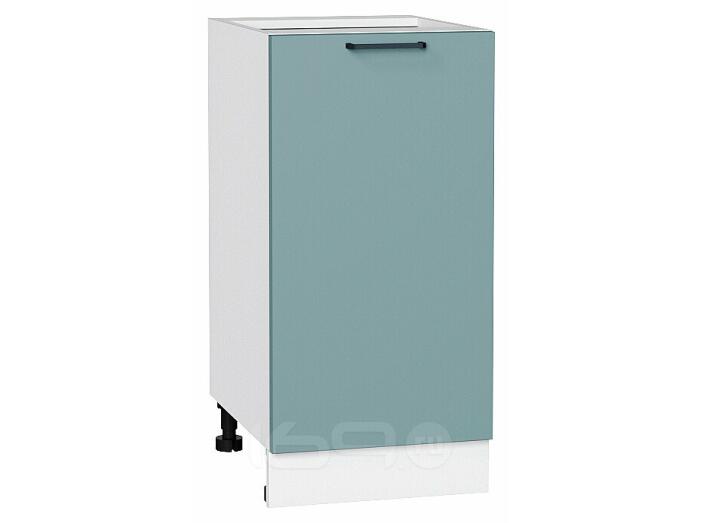 Шкаф нижний с 1-ой дверцей Флэт Grey-green In 2S/Белый 816*400*478