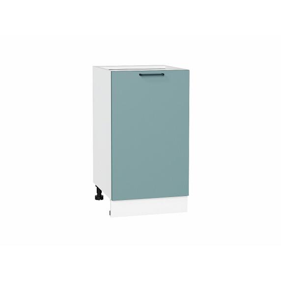 Шкаф нижний с 1-ой дверцей Флэт Grey-green In 2S/Белый 816*450*478