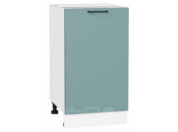 Шкаф нижний с 1-ой дверцей Флэт Grey-green In 2S/Белый 816*450*478