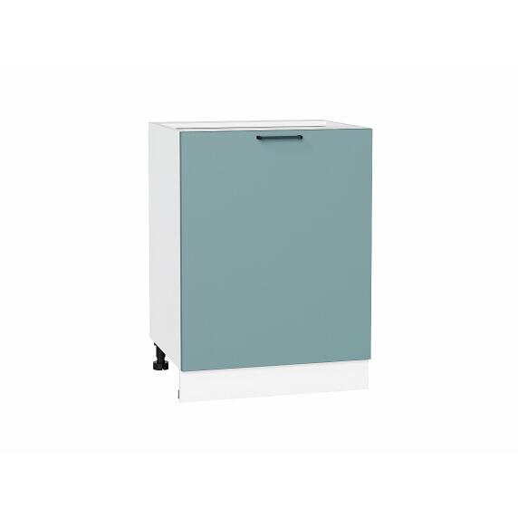 Шкаф нижний с 1-ой дверцей Флэт Grey-green In 2S/Белый 816*600*478