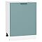 Шкаф нижний с 1-ой дверцей Флэт Grey-green In 2S/Белый 816*600*478 Шкаф нижний с 1-ой дверцей Флэт Grey-green In 2S/Белый 816*600*478