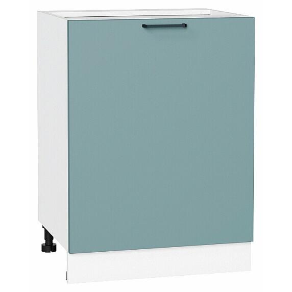 Шкаф нижний с 1-ой дверцей Флэт Grey-green In 2S/Белый 816*600*478