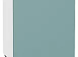 Шкаф нижний с 1-ой дверцей Флэт Grey-green In 2S/Белый 816*600*478