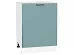 Шкаф нижний с 1-ой дверцей Флэт Grey-green In 2S/Белый 816*600*478