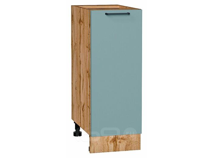 Шкаф нижний с 1-ой дверцей Флэт Grey-green In 2S/Дуб Вотан 816*300*478
