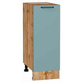 Шкаф нижний с 1-ой дверцей Флэт Grey-green In 2S/Дуб Вотан 816*300*478