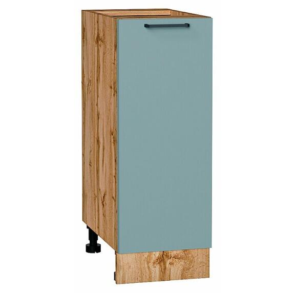 Шкаф нижний с 1-ой дверцей Флэт Grey-green In 2S/Дуб Вотан 816*300*478
