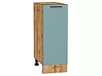 Шкаф нижний с 1-ой дверцей Флэт Grey-green In 2S/Дуб Вотан 816*300*478