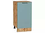 Шкаф нижний с 1-ой дверцей Флэт Grey-green In 2S/Дуб Вотан 816*400*478