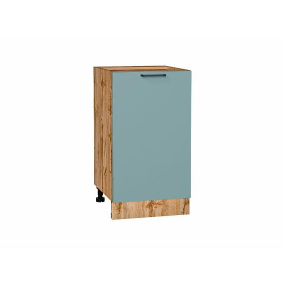 Шкаф нижний с 1-ой дверцей Флэт Grey-green In 2S/Дуб Вотан 816*450*478