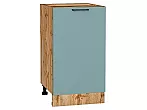 Шкаф нижний с 1-ой дверцей Флэт Grey-green In 2S/Дуб Вотан 816*450*478