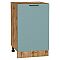 Шкаф нижний с 1-ой дверцей Флэт Grey-green In 2S/Дуб Вотан 816*500*478 Шкаф нижний с 1-ой дверцей Флэт Grey-green In 2S/Дуб Вотан 816*500*478