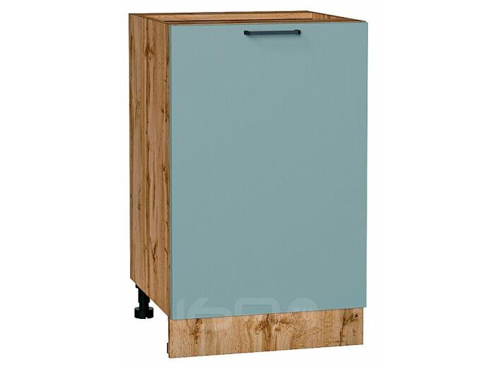 Шкаф нижний с 1-ой дверцей Флэт Grey-green In 2S/Дуб Вотан 816*500*478