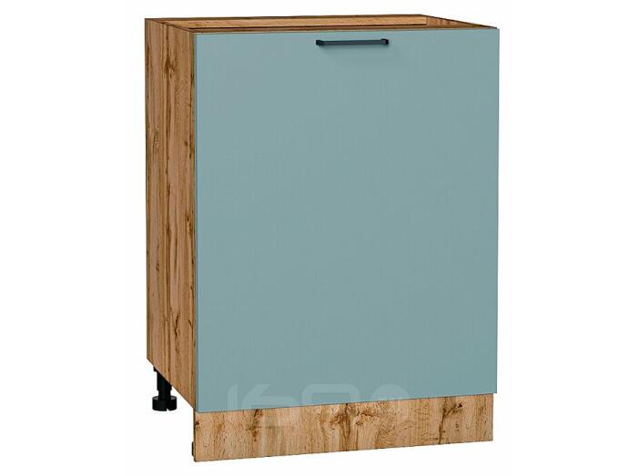 Шкаф нижний с 1-ой дверцей Флэт Grey-green In 2S/Дуб Вотан 816*600*478