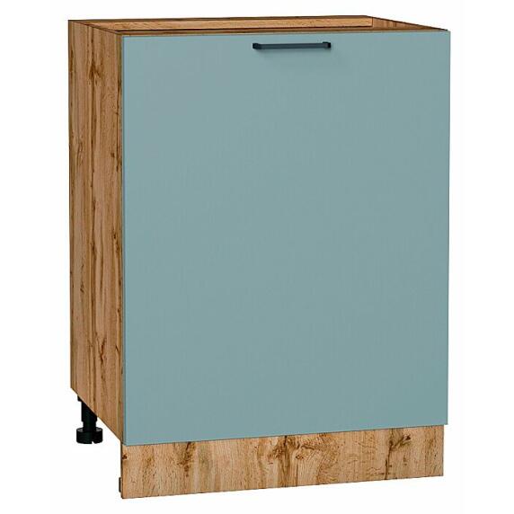 Шкаф нижний с 1-ой дверцей Флэт Grey-green In 2S/Дуб Вотан 816*600*478