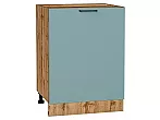 Шкаф нижний с 1-ой дверцей Флэт Grey-green In 2S/Дуб Вотан 816*600*478