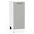 Шкаф нижний с 1-ой дверцей Флэт Light Grey In 2S/Белый 816*300*478