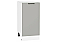 Шкаф нижний с 1-ой дверцей Флэт Light Grey In 2S/Белый 816*400*478