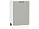 Шкаф нижний с 1-ой дверцей Флэт Light Grey In 2S/Белый 816*500*478