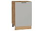Шкаф нижний с 1-ой дверцей Флэт Light Grey In 2S/Дуб Вотан 816*500*478
