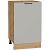 Шкаф нижний с 1-ой дверцей Флэт Light Grey In 2S/Дуб Вотан 816*500*478
