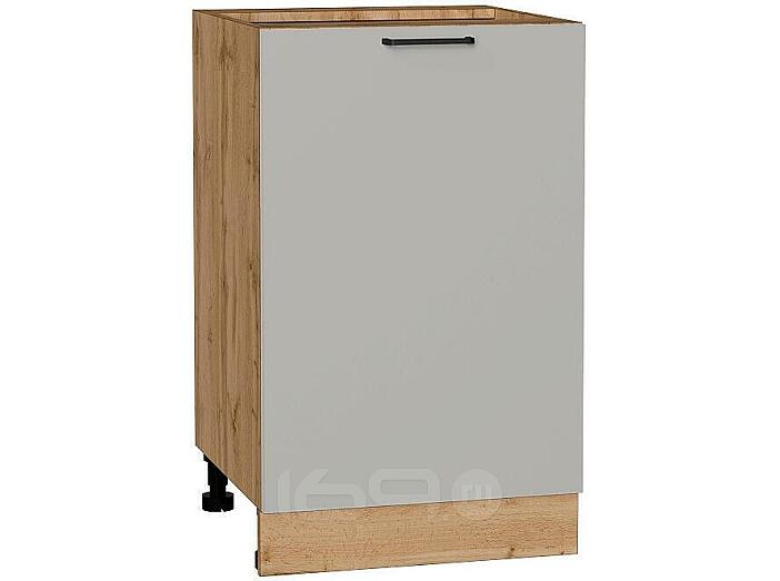 Шкаф нижний с 1-ой дверцей Флэт Light Grey In 2S/Дуб Вотан 816*500*478