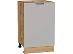 Шкаф нижний с 1-ой дверцей Флэт Light Grey In 2S/Дуб Вотан 816*500*478